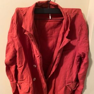 Free people linen blazer